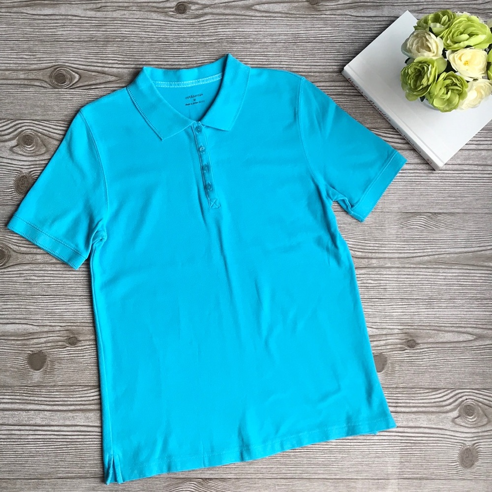 Croft & Barrow Women’s Bright Blue Polo Shirt